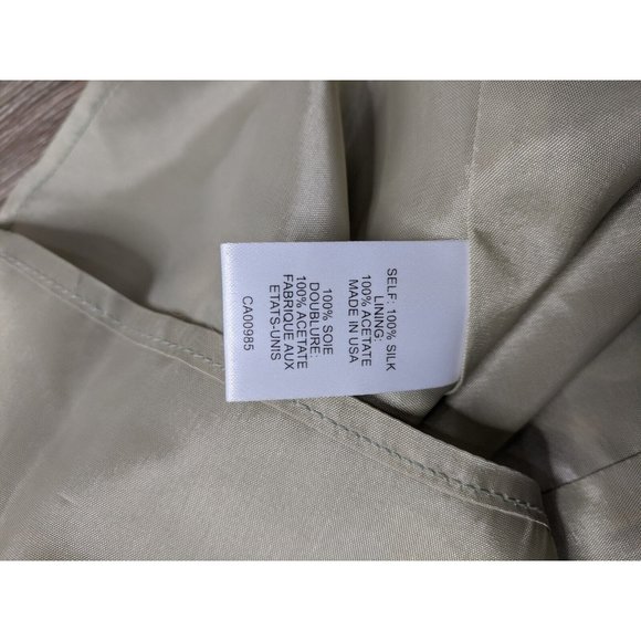 Nanette Lepore SZ 2 Multicolored Purple/Green Cap Sleeve 100% Silk Women's Top - Picture 6 of 8